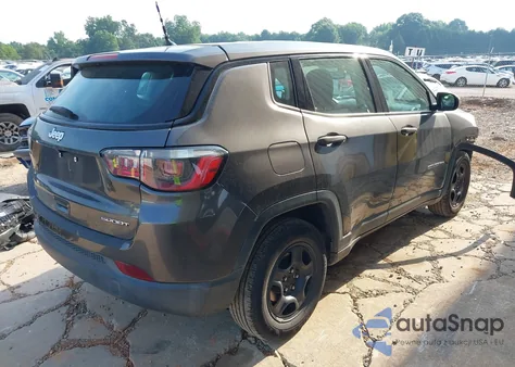 2018 Jeep Compass Sport Fwd z USA, uszkodzony, nr VIN 3C4NJCAB0JT233112